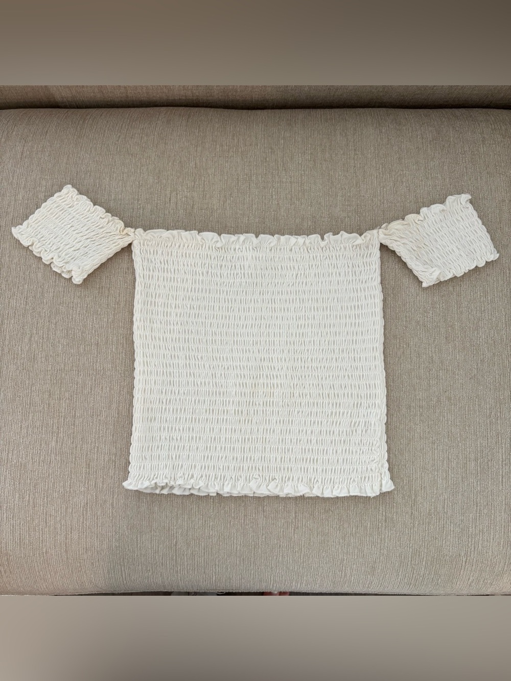 Streetwear Society White Off-Shoulder Crop Top